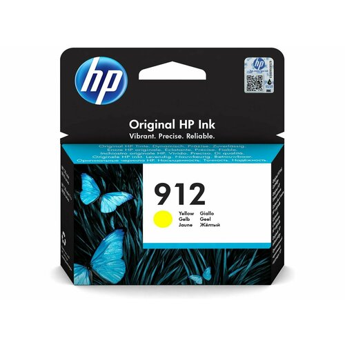 Картридж для струйного принтера HP 912 Yellow 3YL79AE 2000₽