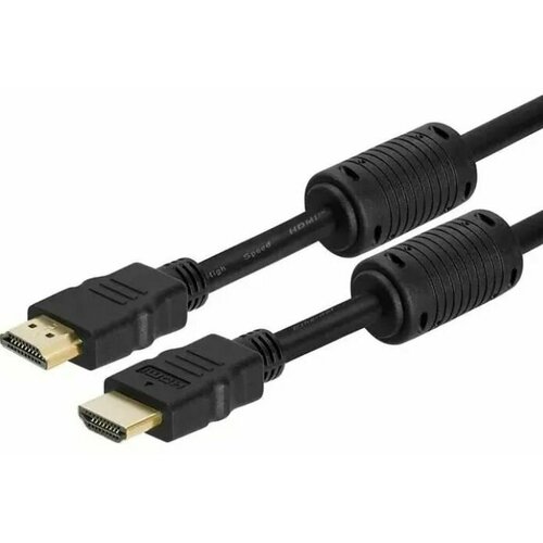 кабель соединительный аудио видео premier hdmi m hdmi m ver 1 4 20м gold ф фильтр черный [5 813 20 0] Кабель соединительный аудио-видео PREMIER 5-813, HDMI (m) - HDMI (m) , ver 1.4, 0.75м, ф/фильтр, черный [5-813 0.75]