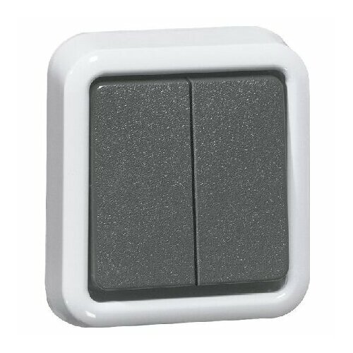 Серийный выключатель устанавливаемый на поверхность серый D 625 WAB OD Peha 00312711 4010105312713 9324₽