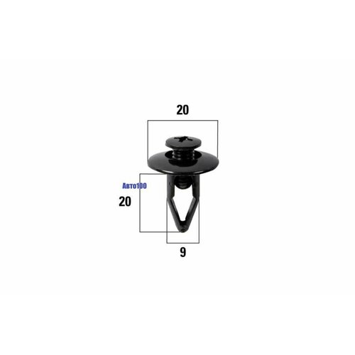 Клипса универс. Nissan Almera, Navara KRAFT KT106237, 50 штук