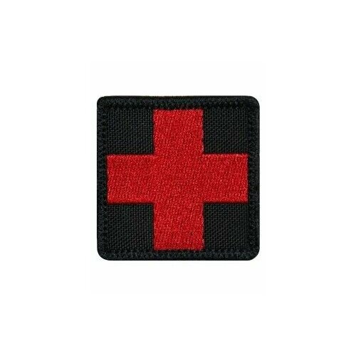 Шеврон «Медицинский крест» вышивка
