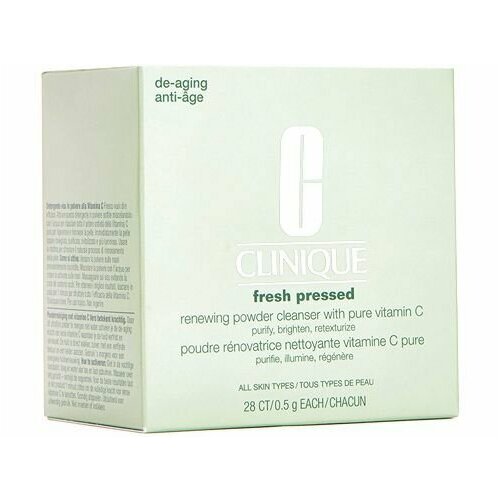 Очищающее средство Clinique Fresh Pressed Renewing Powder Cleanser with Pure Vitamin C