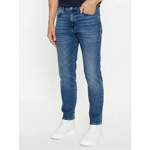 Джинсы BOSS, размер 36/34 [JEANS], синий джинсы boss размер 36 34 [jeans] черный