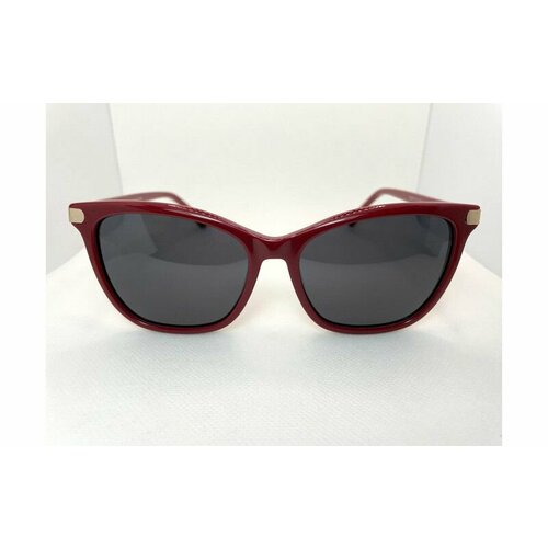 Солнцезащитные очки L.O.C., бордовый, серый