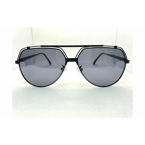 Солнцезащитные очки L.O.C., серый, черный