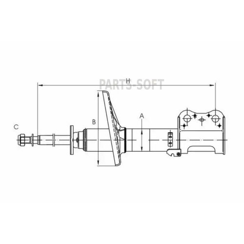 SCT GERMANY Z 3087R Амортизатор