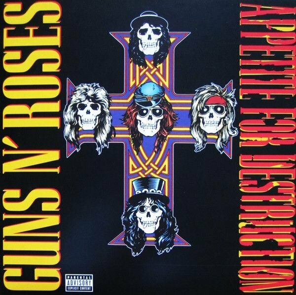 Виниловая пластинка. Guns N' Roses. Appetite For Destruction (LP)