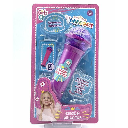 Микрофон, световые эффекты, подключается к телефону GIRL'S CLUB IT108555