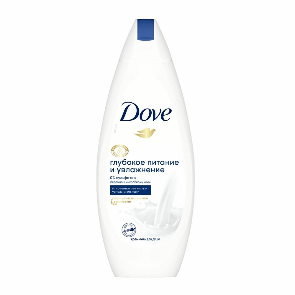 Гель для душа Dove Глубокое питание и увлажнение 250 мл