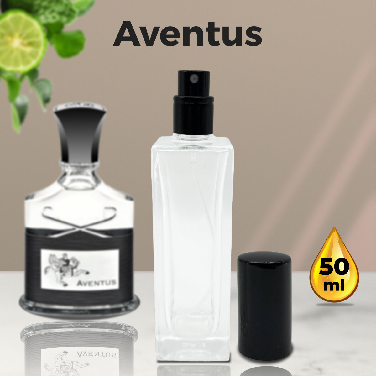 Gratus Parfum Aventuc духи мужские масляные 50 мл (спрей) + подарок