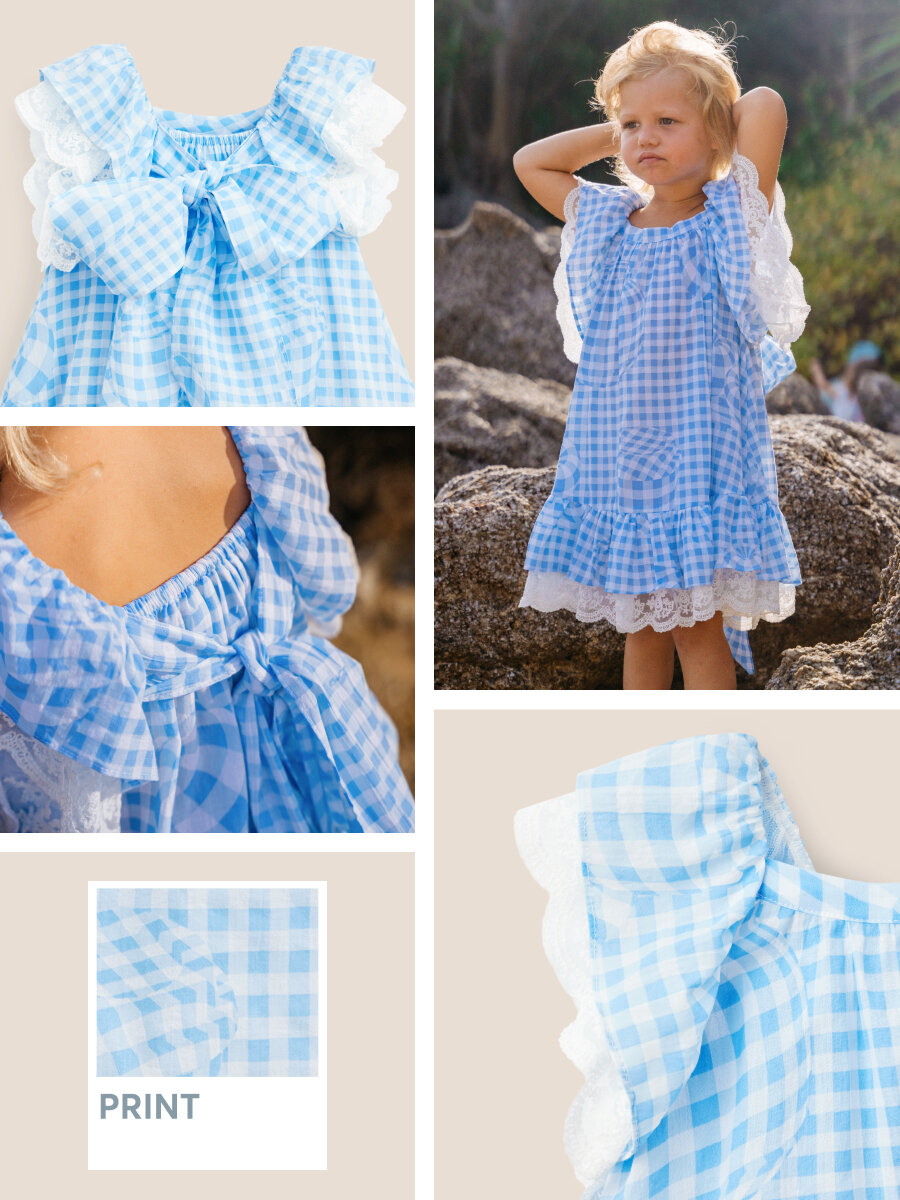 фото 88189, Платье для девочки летнее Happy Baby, с коротким рукавом, хлопковое, с пышной юбкой, нарядное праздничное, пляжное платье, сарафан, белое в цветочек, 122-128