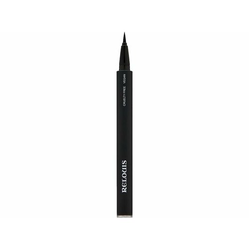 подводка для глаз relouis подводка фломастер для глаз водостойкая waterproof eyeliner with brush tip Подводка-фломастер для глаз водостойкая с кисточкой Relouis Relouis Eyeliner marker for eyes waterproof with a brush