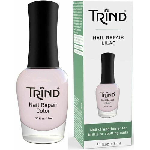 Trind, Nail Repair Color Lilac, Укрепитель ногтей цветной, лиловый, №5, 9 мл trind укрепитель для ногтей бежевый nail repair beige color 6 9 мл