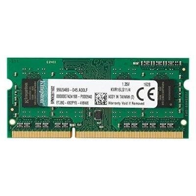 Модуль памяти Kingston DDR3L 4GB (PC3-12800) 1600MHz CL11 1.35V SO-DIMM