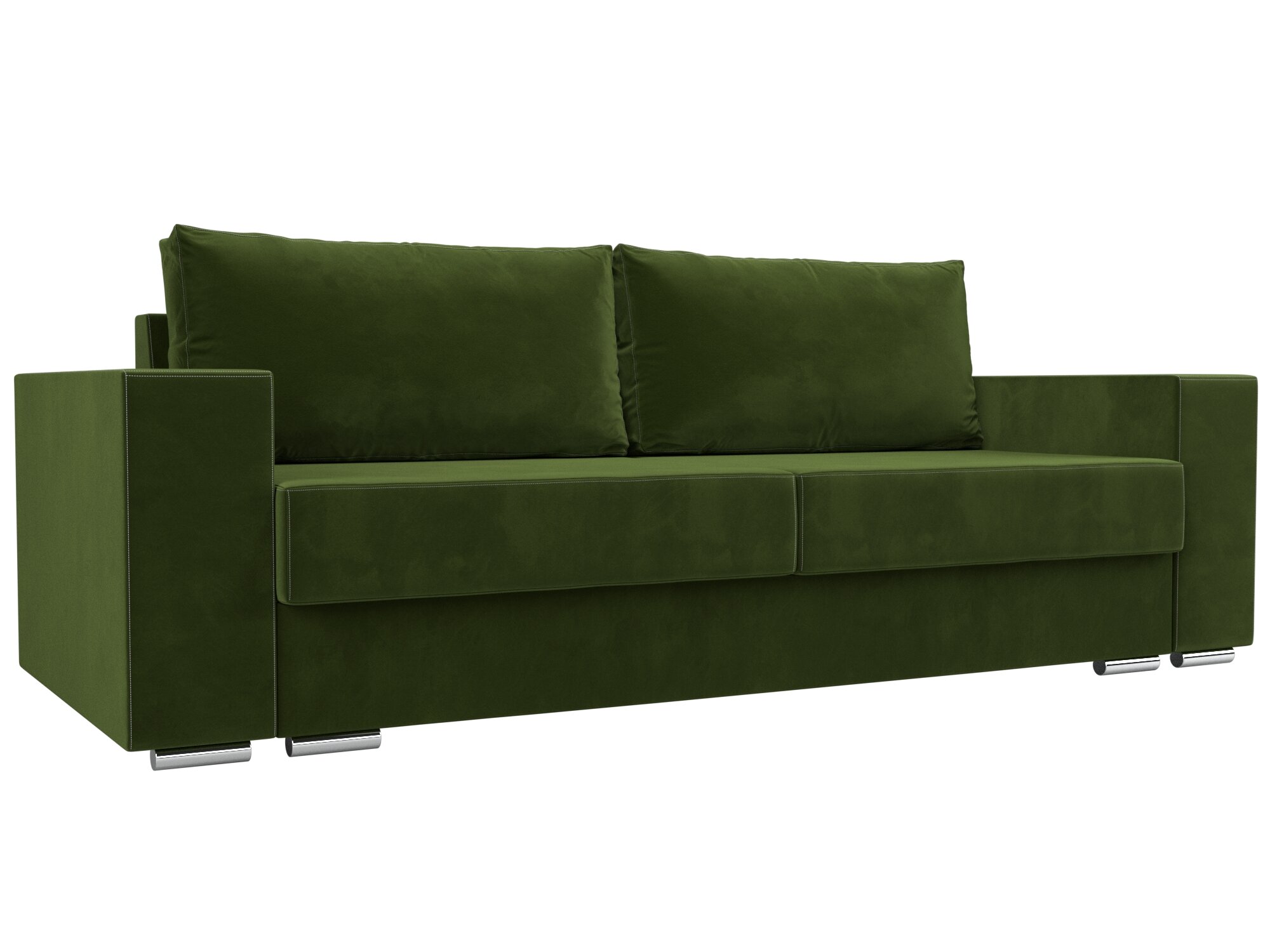 Прямой диван Исланд, Микровельвет, Модель 110075