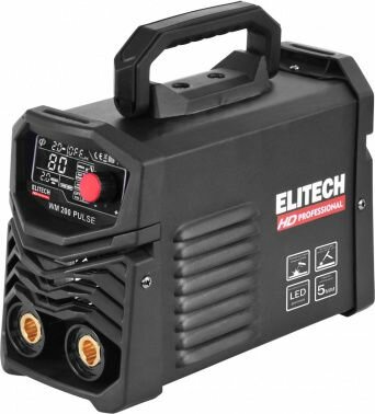 Аппарат Elitech Сварочный WM 200C Pulse инвертор MMA, TIG-Lift 5кВт (кейс в комплекте)