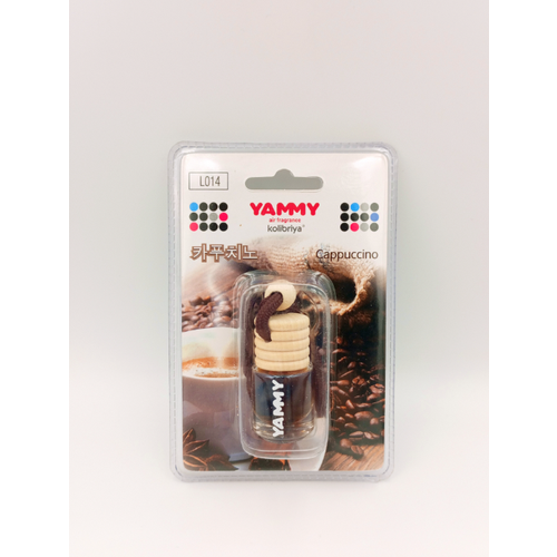 Kolibriya Yammy L014 Cappuccino Ароматизатор салона автомобиля подвесной Капучино 4 мл