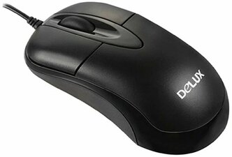 Мышь Delux DLM-312BU, черный