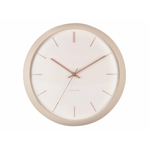 Часы настенные Karlsson NIRVANA GLOBE цвет песочный с коричневым металл 18000₽