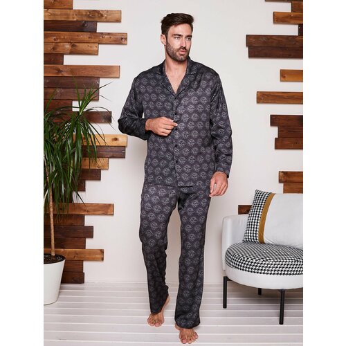 Пижама Малиновые сны, размер 54, черный