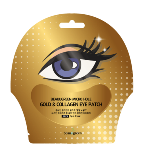 Маска-патч для глаз Beauugreen Micro Hole Gold & Collagen Eye Patch