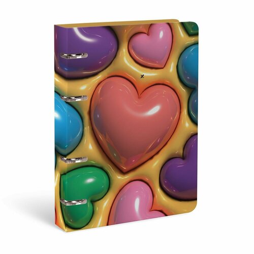 Тетрадь на кольцах А5 120 листов в клетку LOREX THIRD DIMENSION со сменным блоком интегральная обложка Soft-touch 8213₽