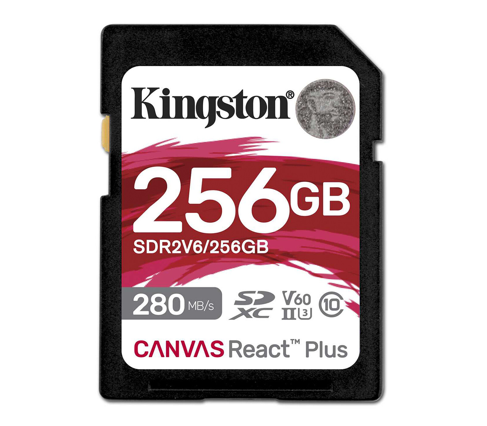 Карта памяти Kingston SDXC 256GB Canvas React Plus UHS-II V60 150/280Mb/s