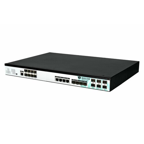 Оптический линейный терминал BDCOM P3600-08E-2AC 4 port gigabit epon poe onu for ip carmer gepon onu with 4g poe epon onu olt