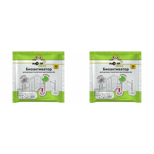 Nadzor Garden Биоактиватор для дачных туалетов и септиков универсальный, 30 г, 2 шт