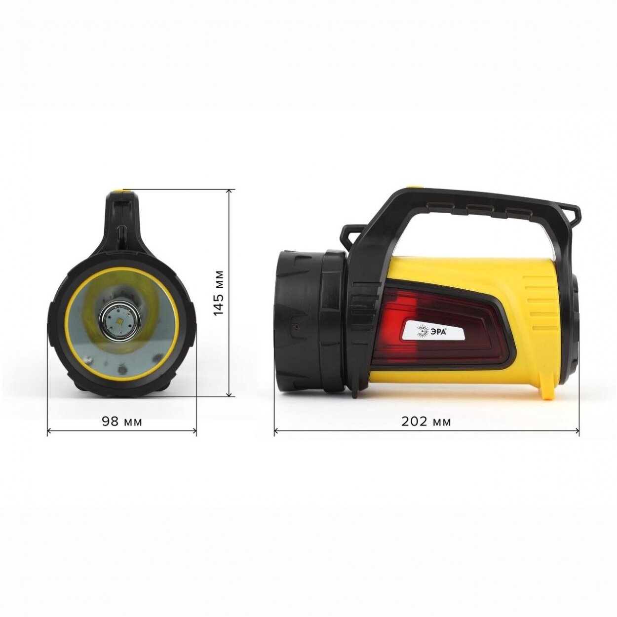 Аккумуляторный фонарь ЭРА PA-701, желтый / черный, 5Вт [б0033763] - фото №3