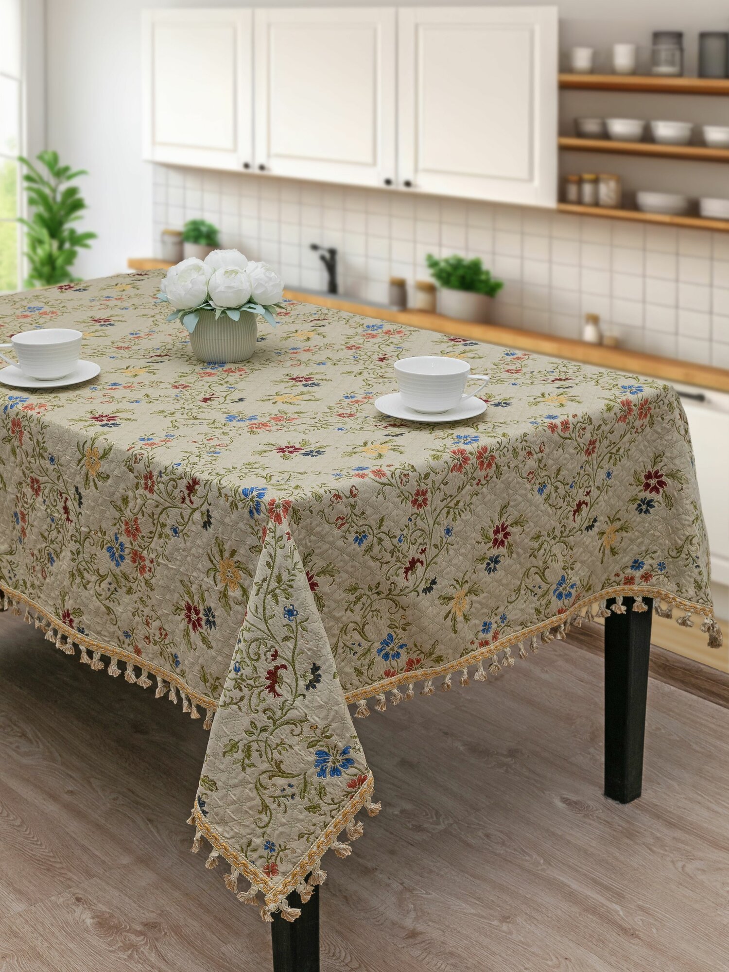 фото Скатерть на стол гобеленовая прямоугольная 140х240 см, Tex Gal