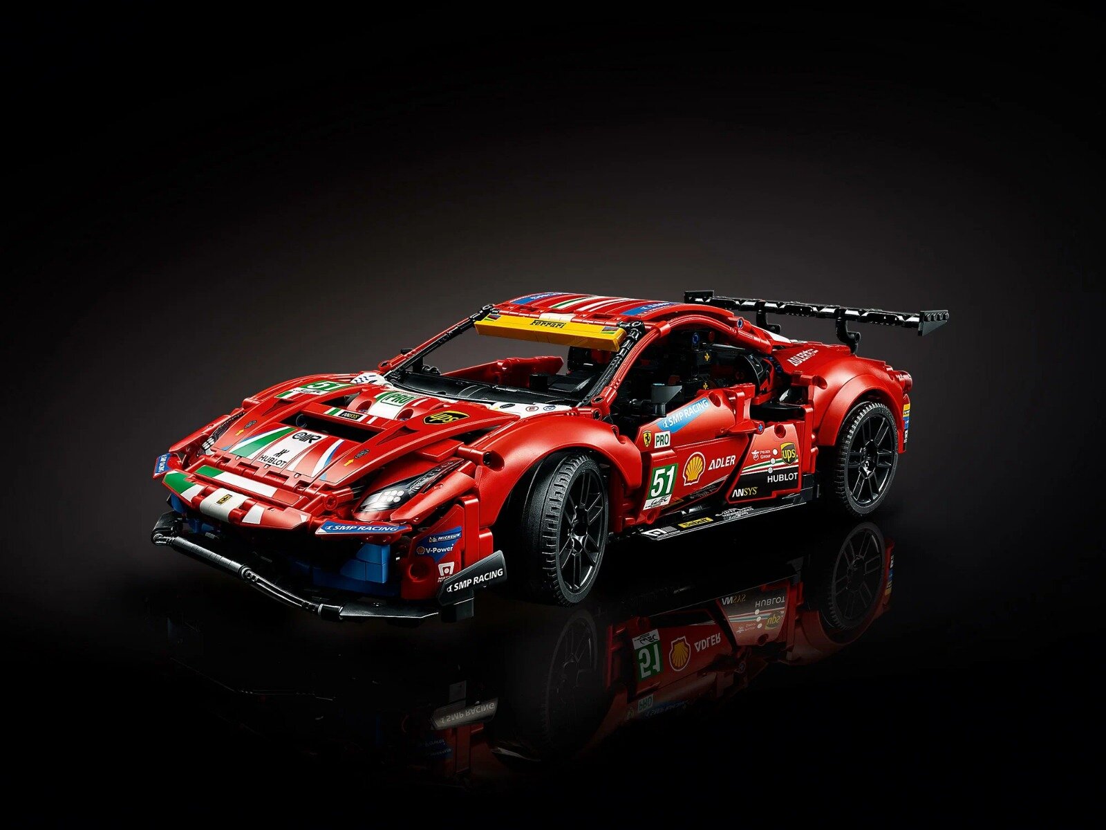 Конструктор LEGO Technic 42125 Ferrari 488 GTE "AF Corse #51", 1684 дет.