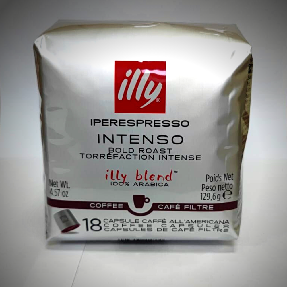 Кофе в капсулах illy Iperespresso Intenso, bold roast, cafe filtre, 18 капсул