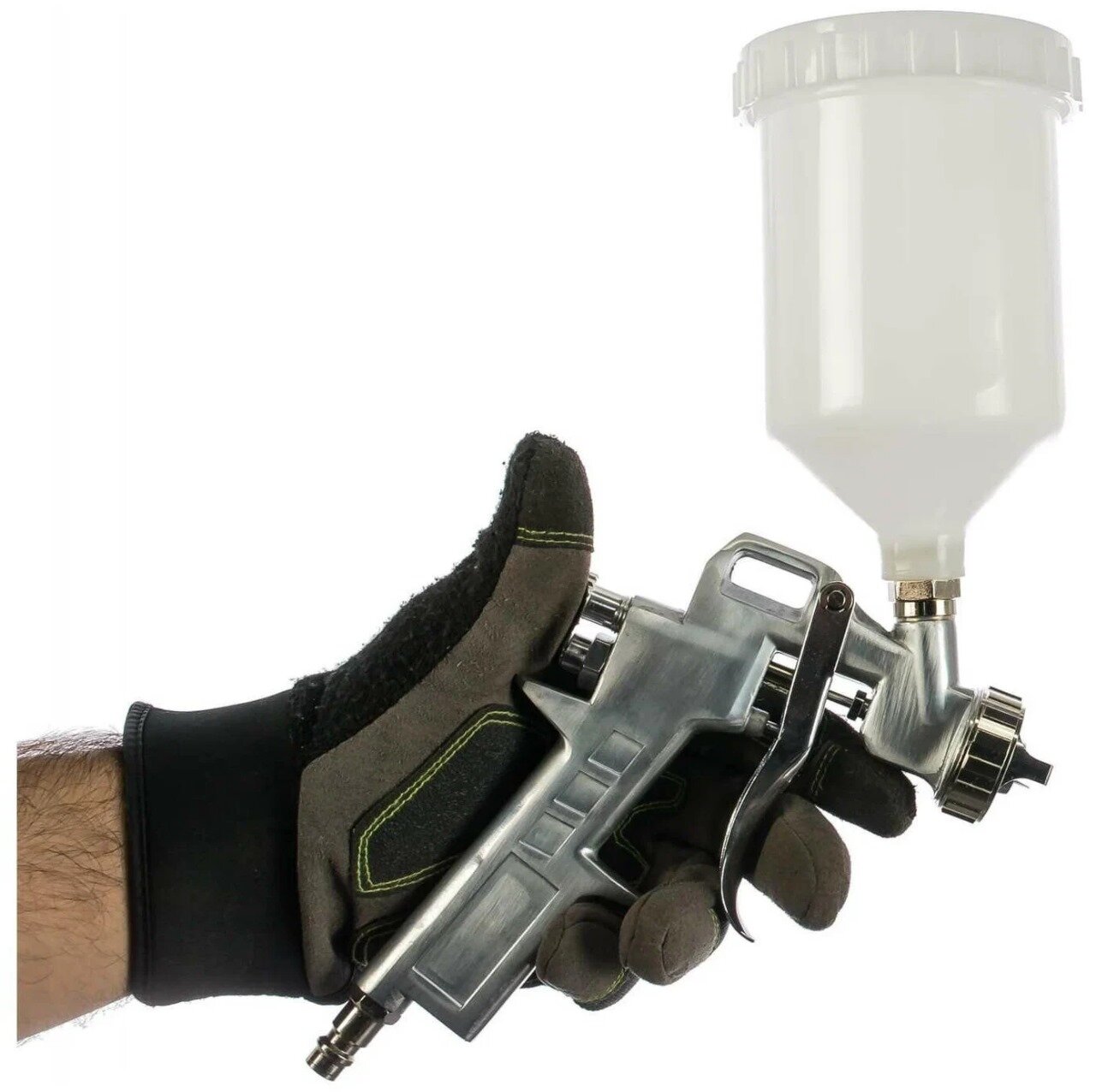 фото Краскопульт верхний бачок 600мл, дюза 2мм, Voylet S-990 G с верхним бачком 600 мл и дюзой 2 мм