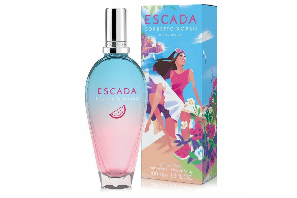 Escada туалетная вода Sorbetto Rosso Limited Edition, 100 мл