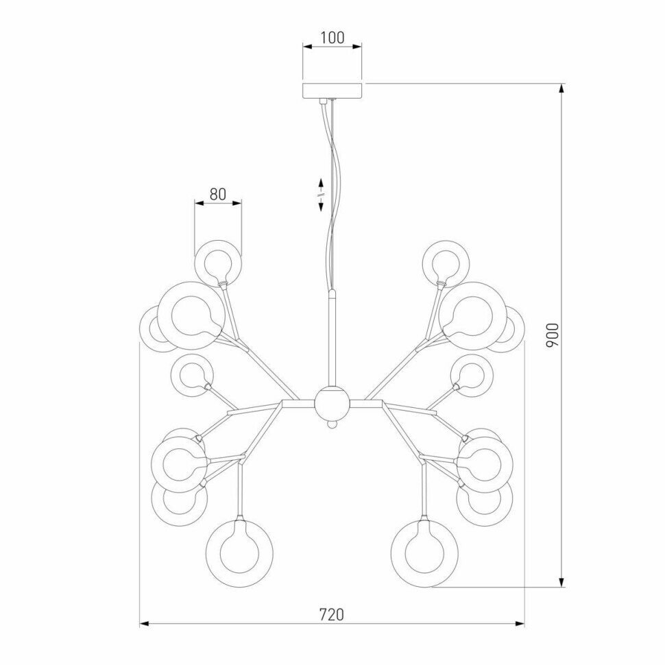 Люстра Bogates PALLINA 545 4690389131561 Bogate's - фото №9