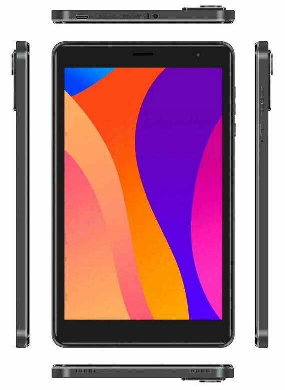 Планшет 8'' Digma 1975764 SC9863A/32GB/128GB/1280x800/IPS/5Mpix/2Mpix/BT/GPS/WiFi/Touch/3G/4G/Android 12/4000mAh/grey - фото №6