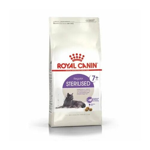 Royal Canin Sterilised 7+ Сухой корм для стерилизованных кошек в возрасте от 7 до 12 лет, 400 г корм для стерилизованных кошек royal canin sterilised кусочки в соусе 85 г