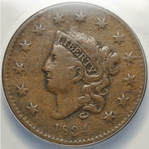 голицынский юрий борисович united states of america соединенные штаты америки Монета 1 цент 1834 США