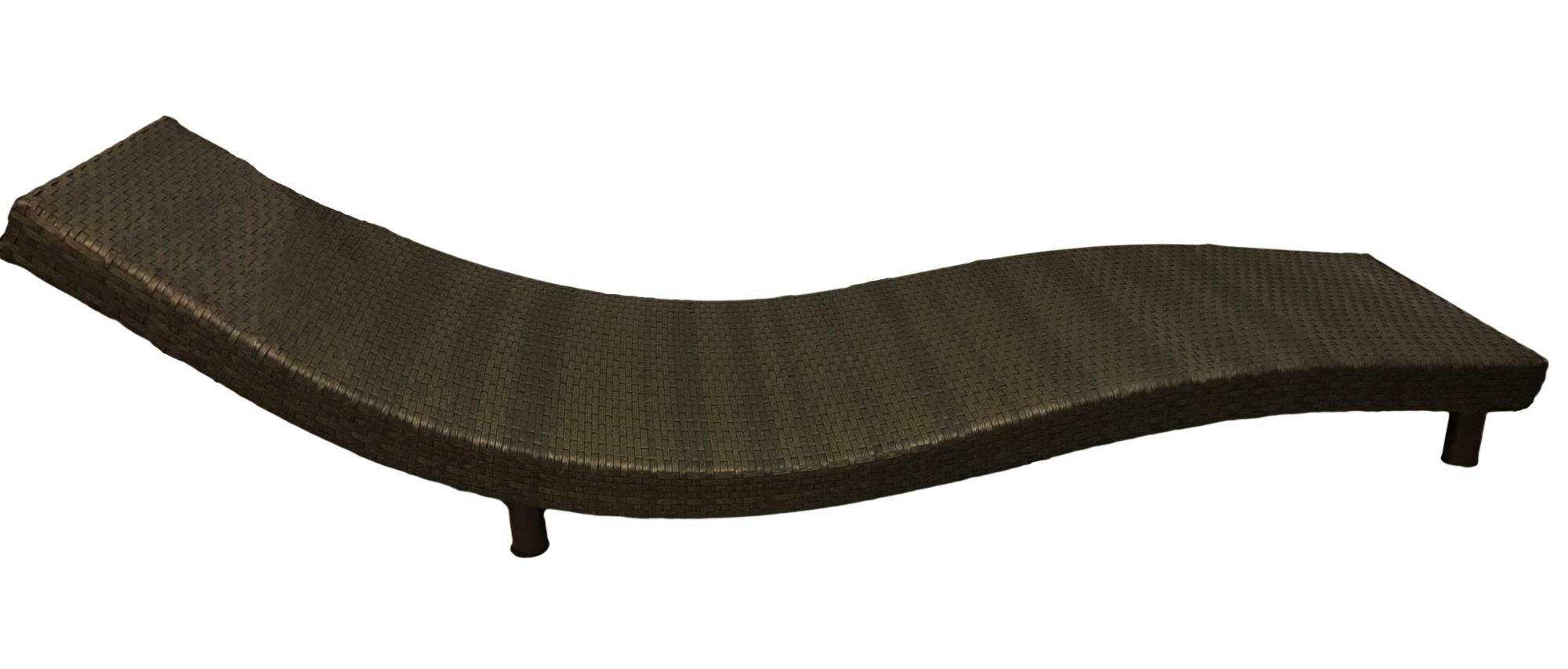 фото Лежак Вико арт.7024, ротанг искусственный (коричневый) "Garden story"