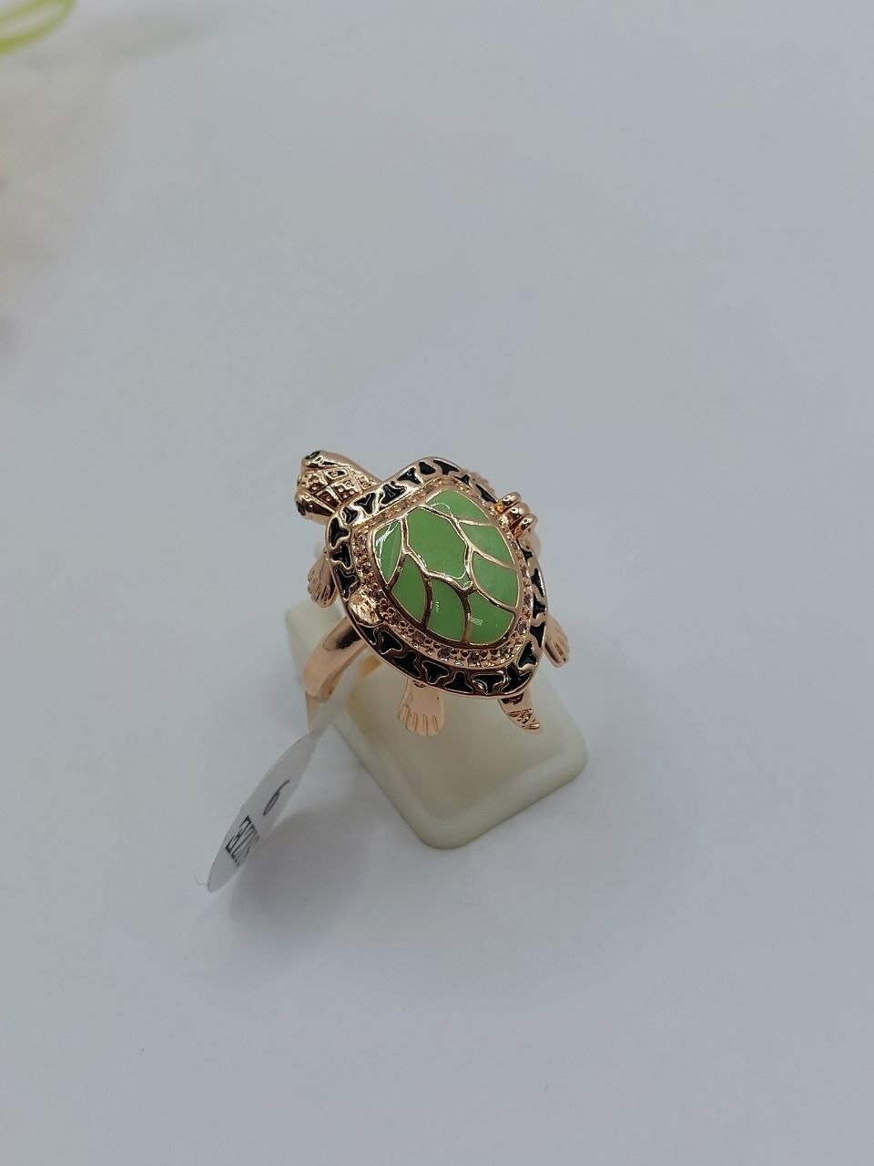 Кольцо, искусственный камень