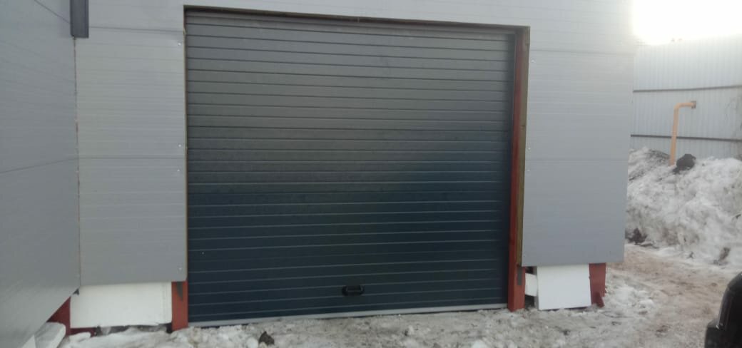 Секционные ворота Damast 280x240см, цвет серый, с торсионными пружинами