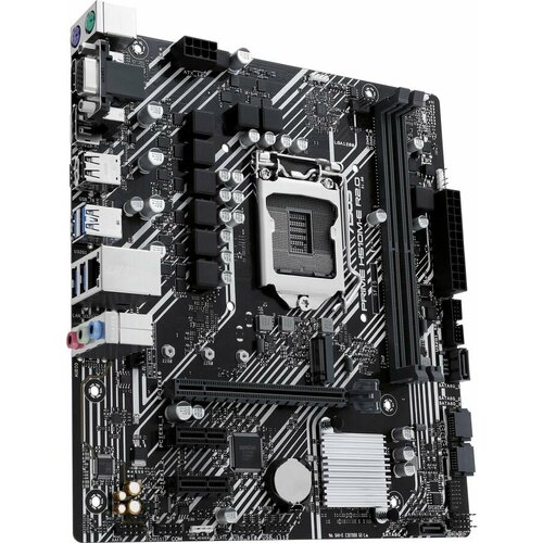 Материнская плата ASUS PRIME H510M-E R2.0, LGA 1200, Intel H470, mATX, Ret asrock материнская плата h510m hdv m 2 se lga 1200 intel h470 matx ret