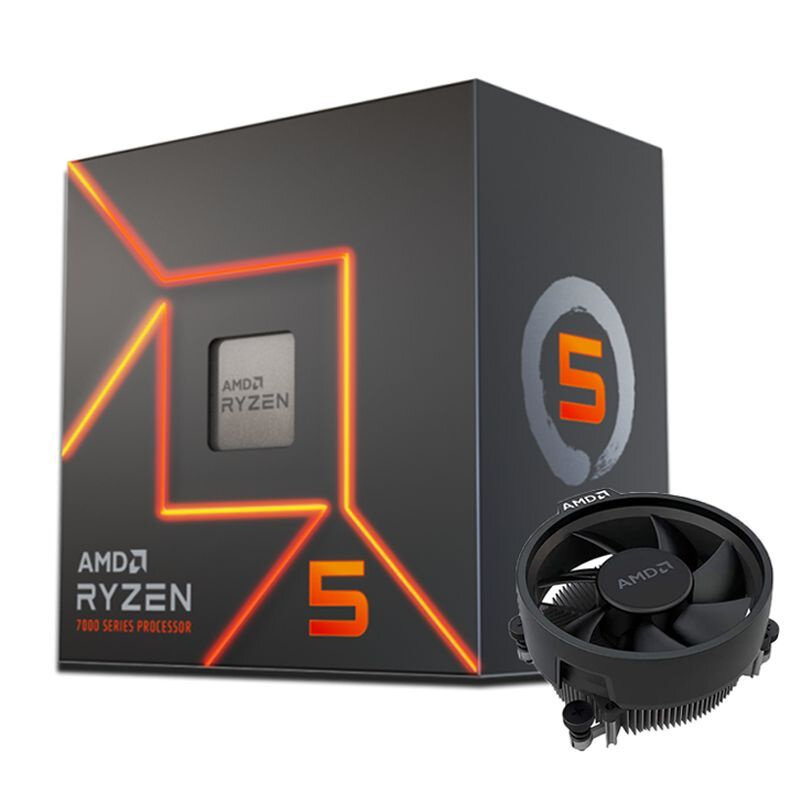 Процессор AMD Ryzen 5 7500F AM5, 6 x 3700 МГц, BOX с кулером