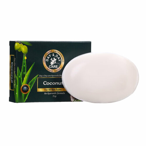 Мыло аюрведический Дэй Ту Дэй Кэр Кокосовое натуральное 75 гр 375₽