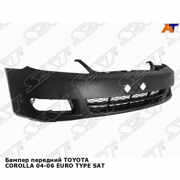 Бампер передний для TOYOTA COROLLA 04-06 EURO TYPE SAT тойота королла