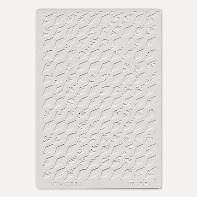 Изображение товара Mr.Painter TFR-10-PC58 Трафарет-маска 11.5×16.5 см Ромбы №1 для декоративной росписи