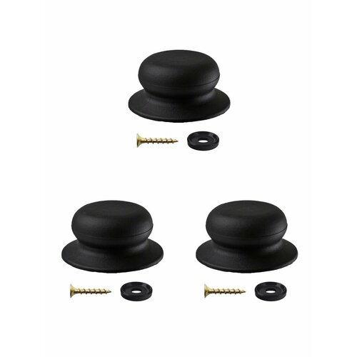 Ручка на крышку кастрюли и сковороды, 3 шт.