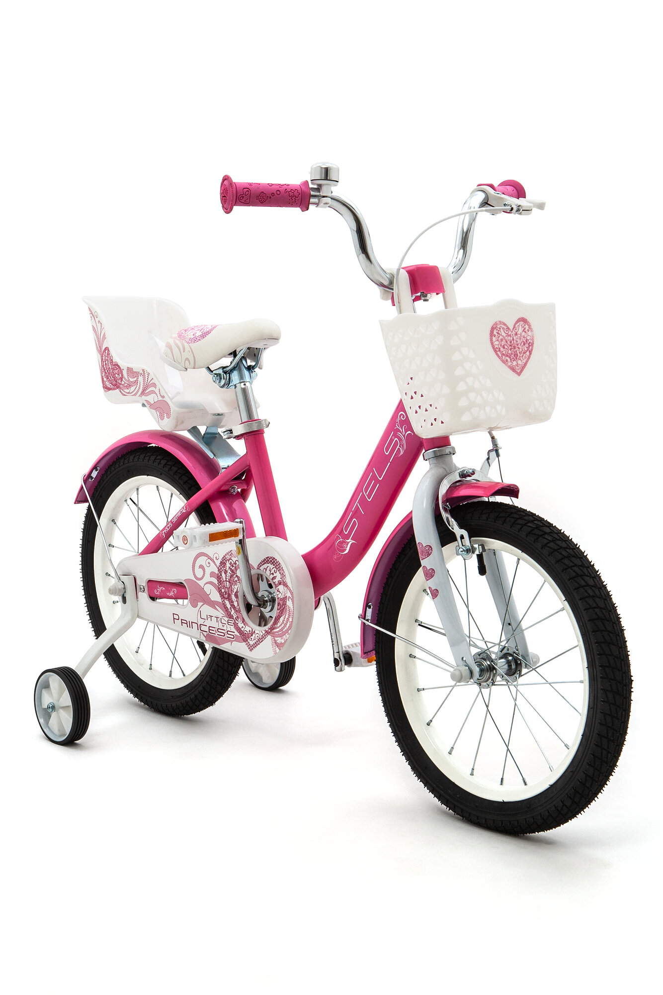 Велосипед детский 16" Stels Little Princess KC Z010 Розовый для девочки на рост 100-125 см от 4 до 6 лет