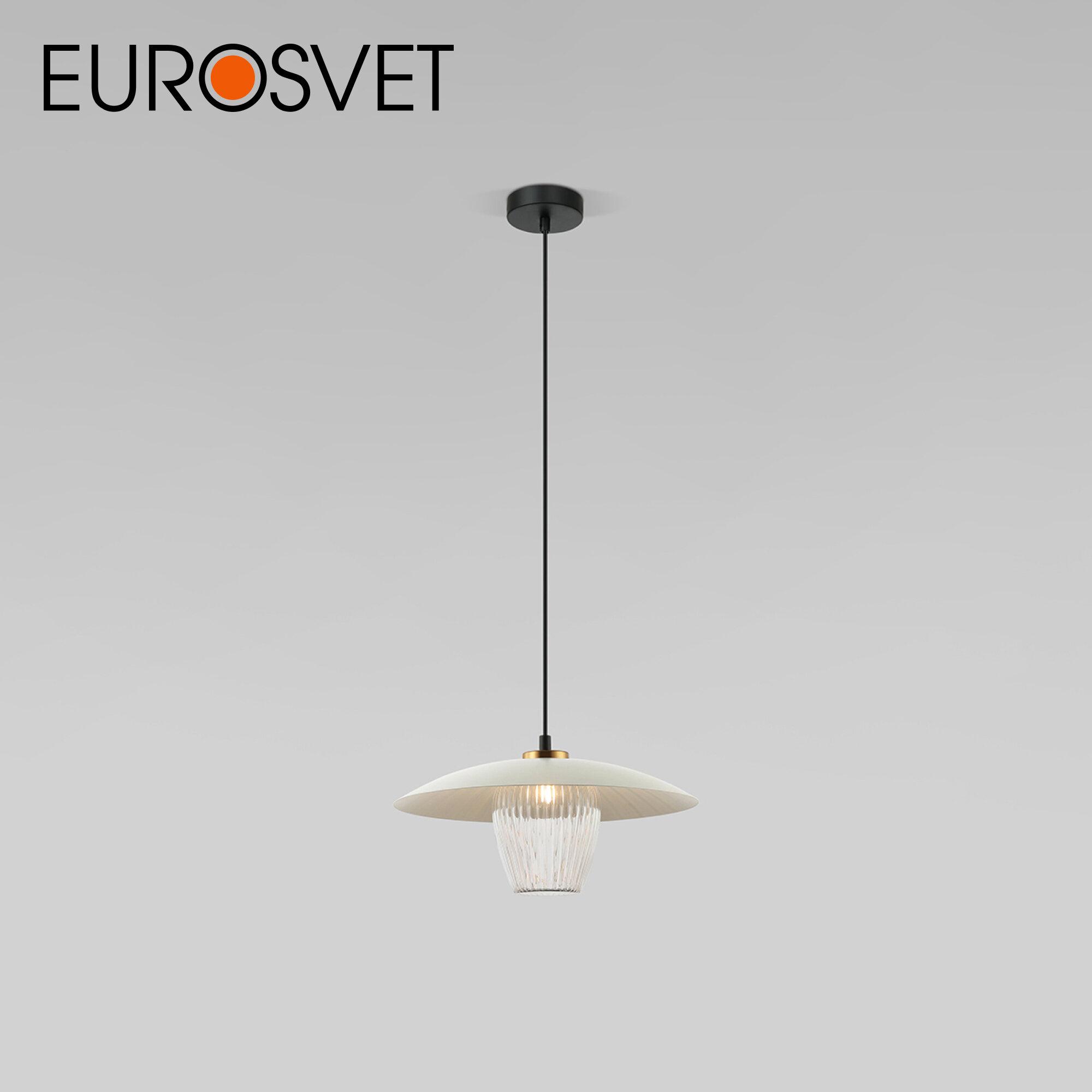 Подвесной светильник Eurosvet Kamari 50259/1, G9, белый / прозрачный